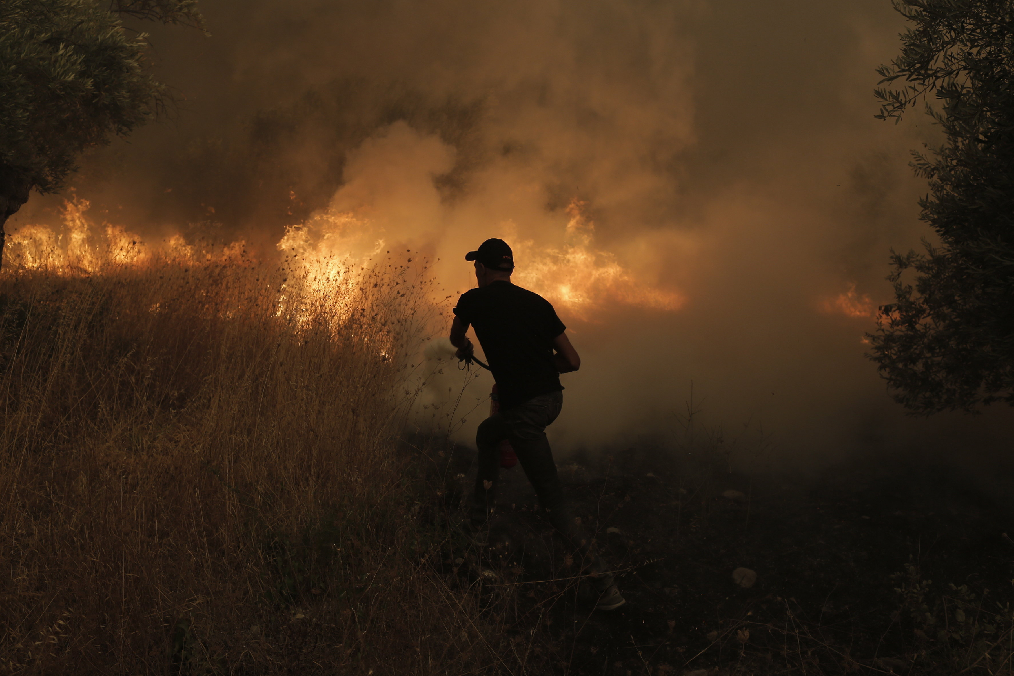 Videón, milyen pusztítást végzett a tűz Görögországban