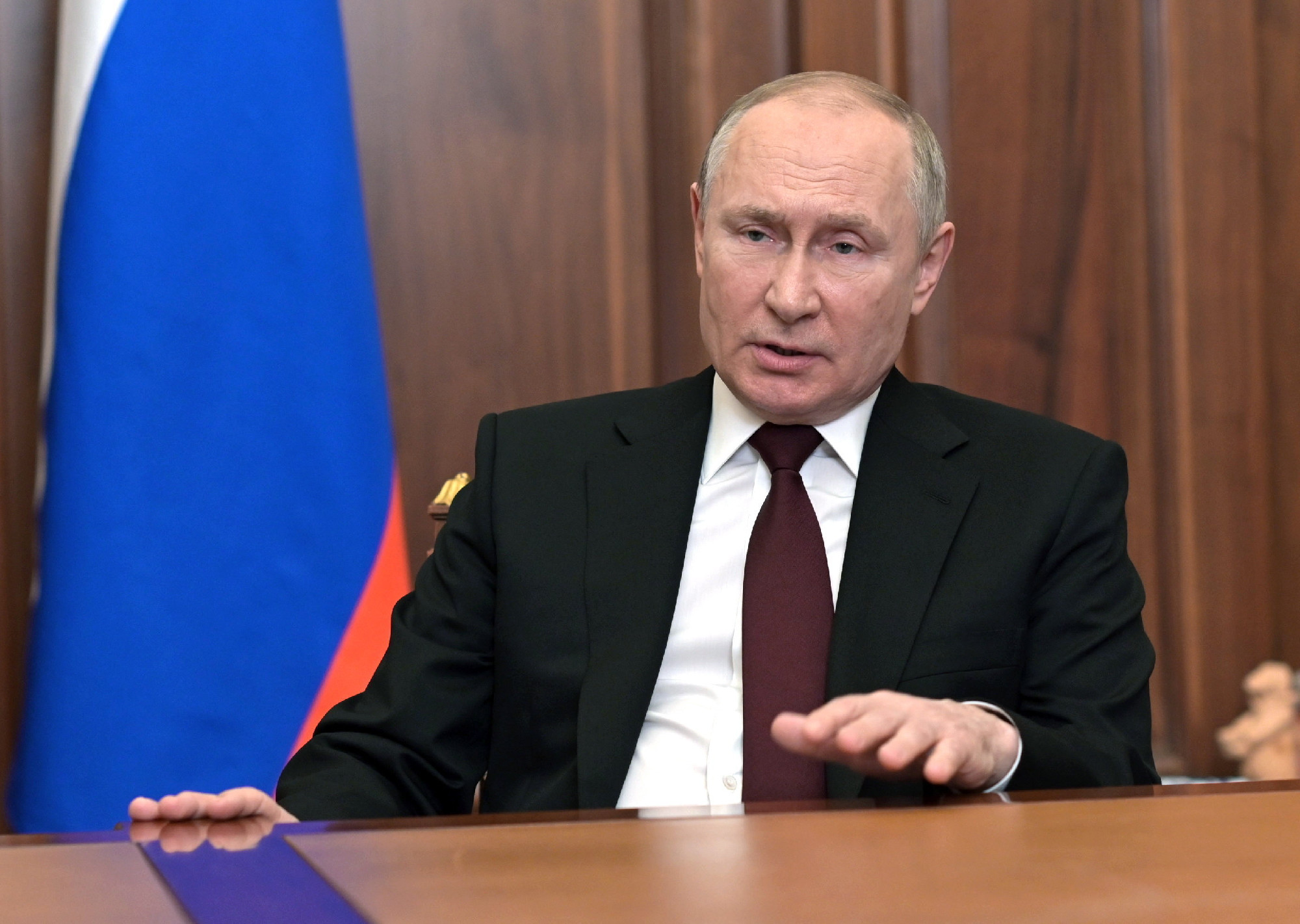 Putyin: Moszkva „egészségügyi kordont” hozhat létre Ukrajnában a tüzérségi támadások kivédésére