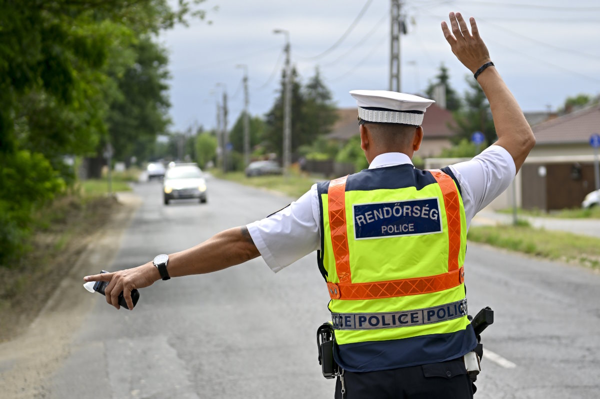 Egyhetes országos közúti ellenőrzést tart a rendőrség hétfőtől