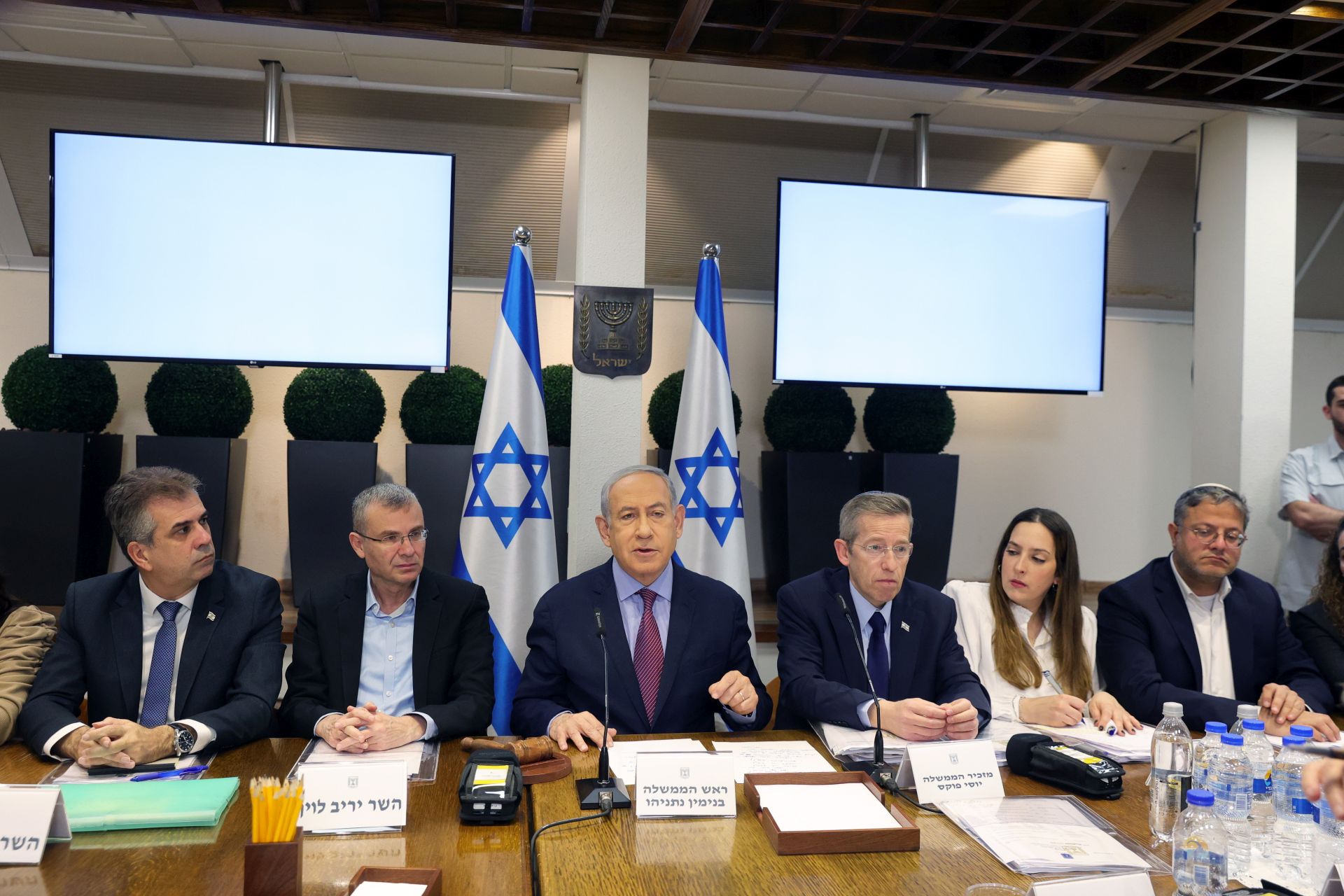 Netanjahu: Nem mi követtünk el népirtást, hanem a Hamász