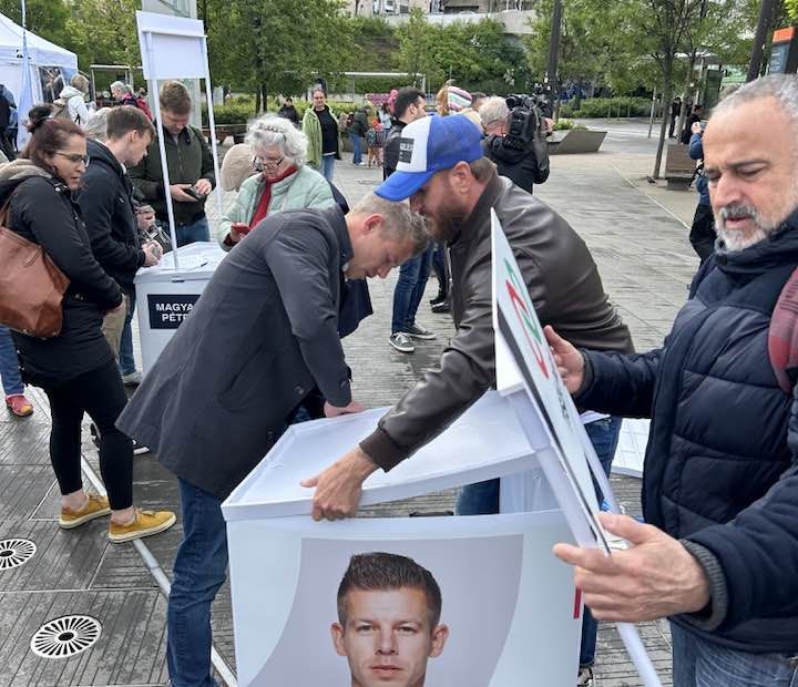 Magyar Péter: a Tisza Párt már összegyűjtötte a 20 ezer aláírást