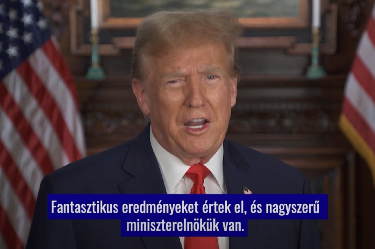 Videóüzenetben méltatta Orbánt Trump
