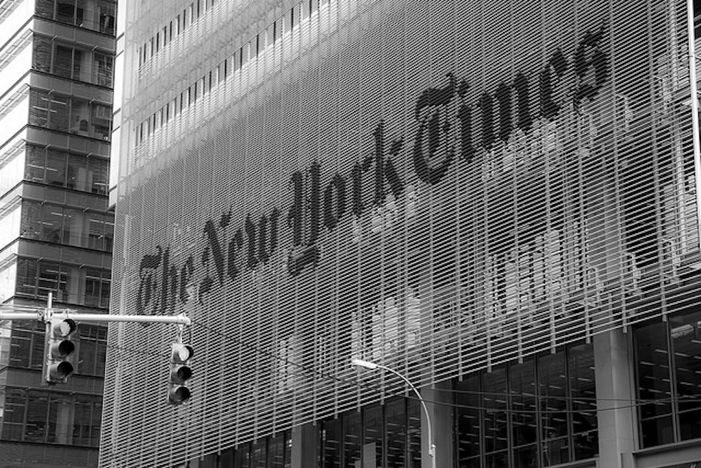 A New York Times kénytelen volt megváltoztatni a címlap sztorijának címét