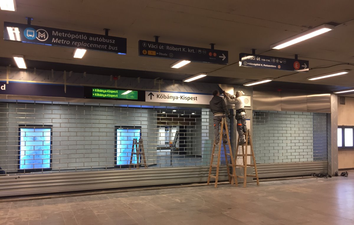 Holnaptól Göncz Árpád Városközpont lesz az Árpád hídi metróállomás