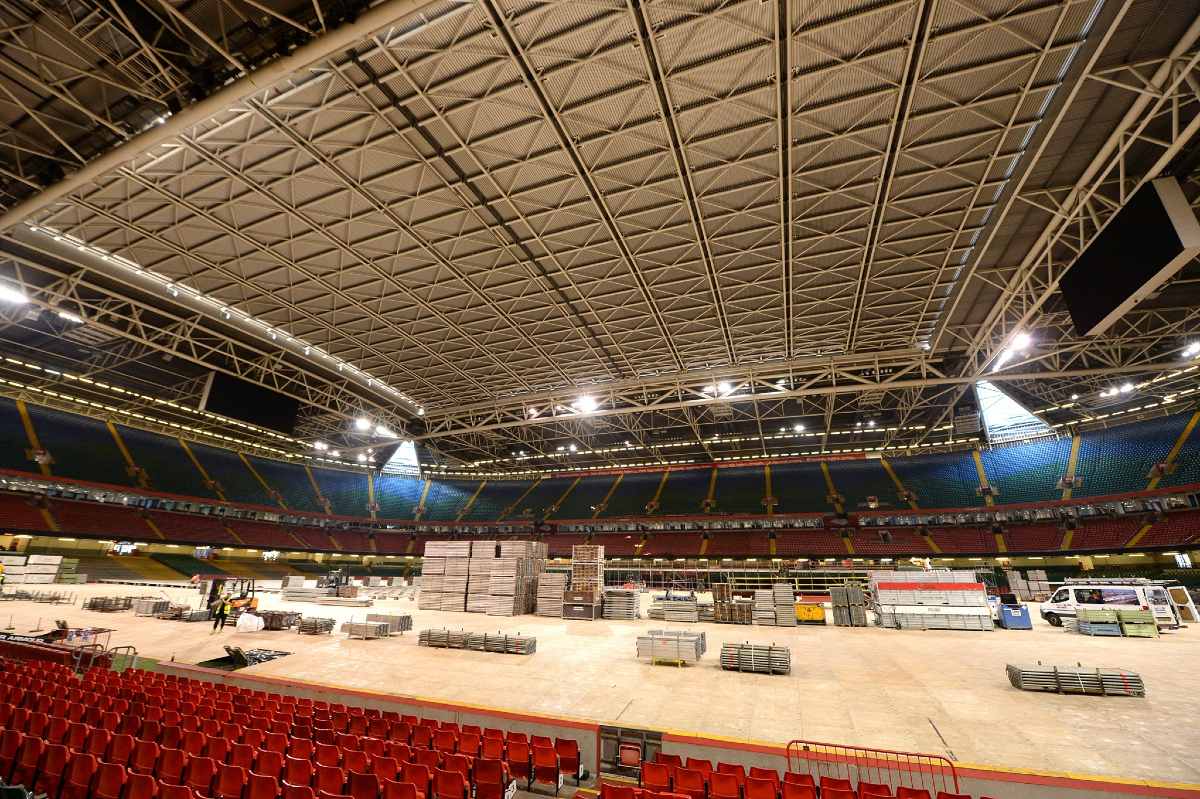 Cardiffban egy stadiont építenek át kórházzá