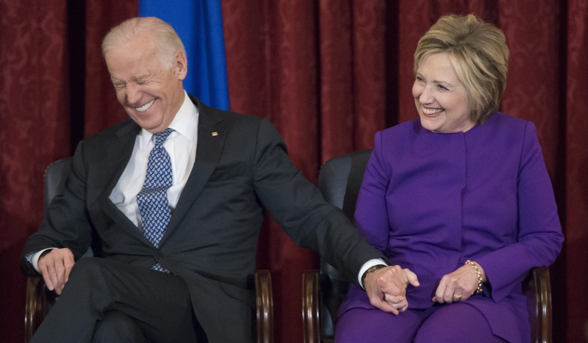 Hillary Clinton reméli, hogy Joe Bidenre szavazhat majd