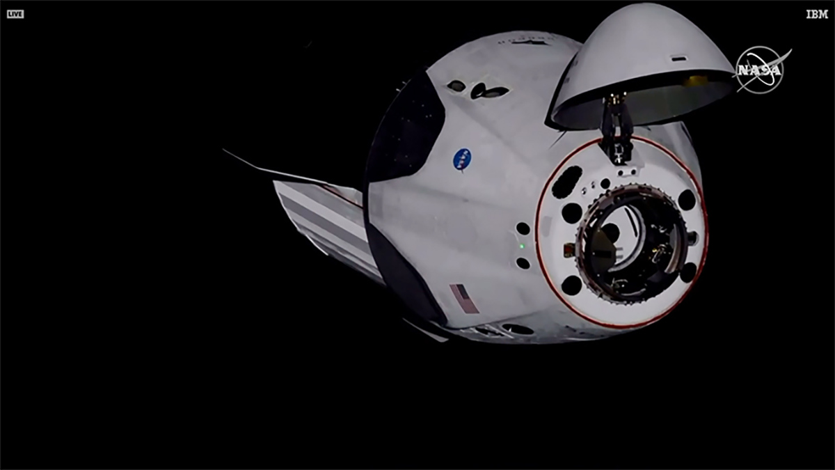 Csatlakozott a Space X űrhajója a Nemzetközi Űrállomáshoz – videóval
