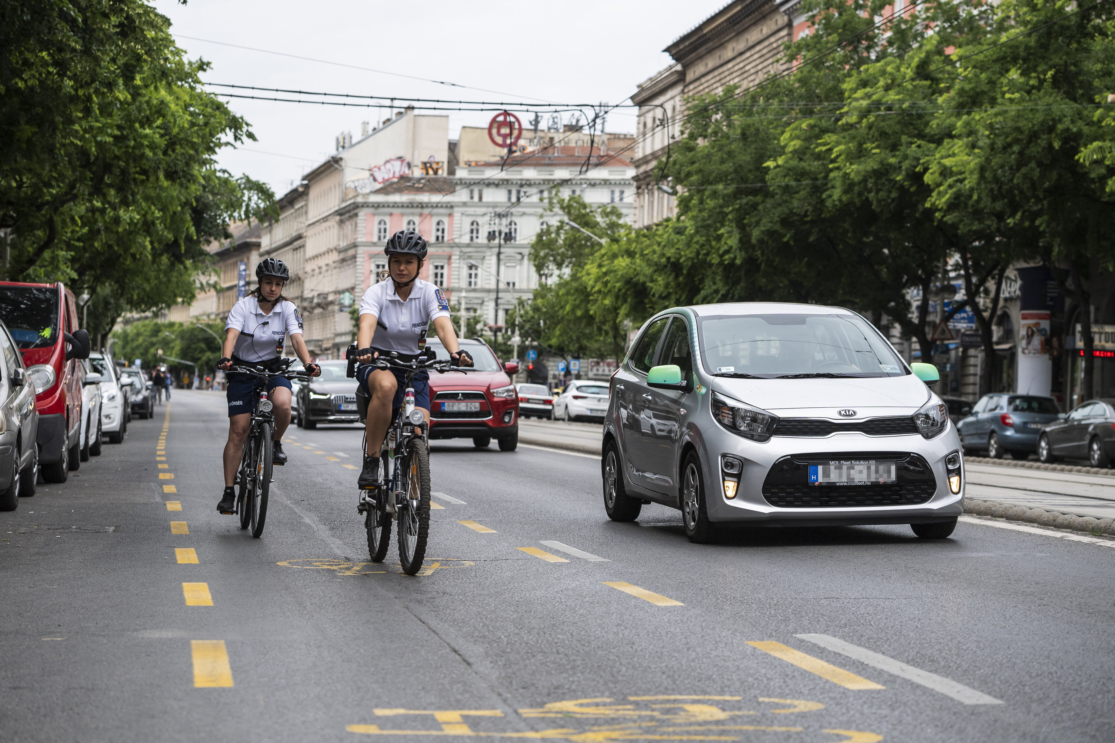 Ötéves rekordon a biciklizők száma a fővárosban májusban